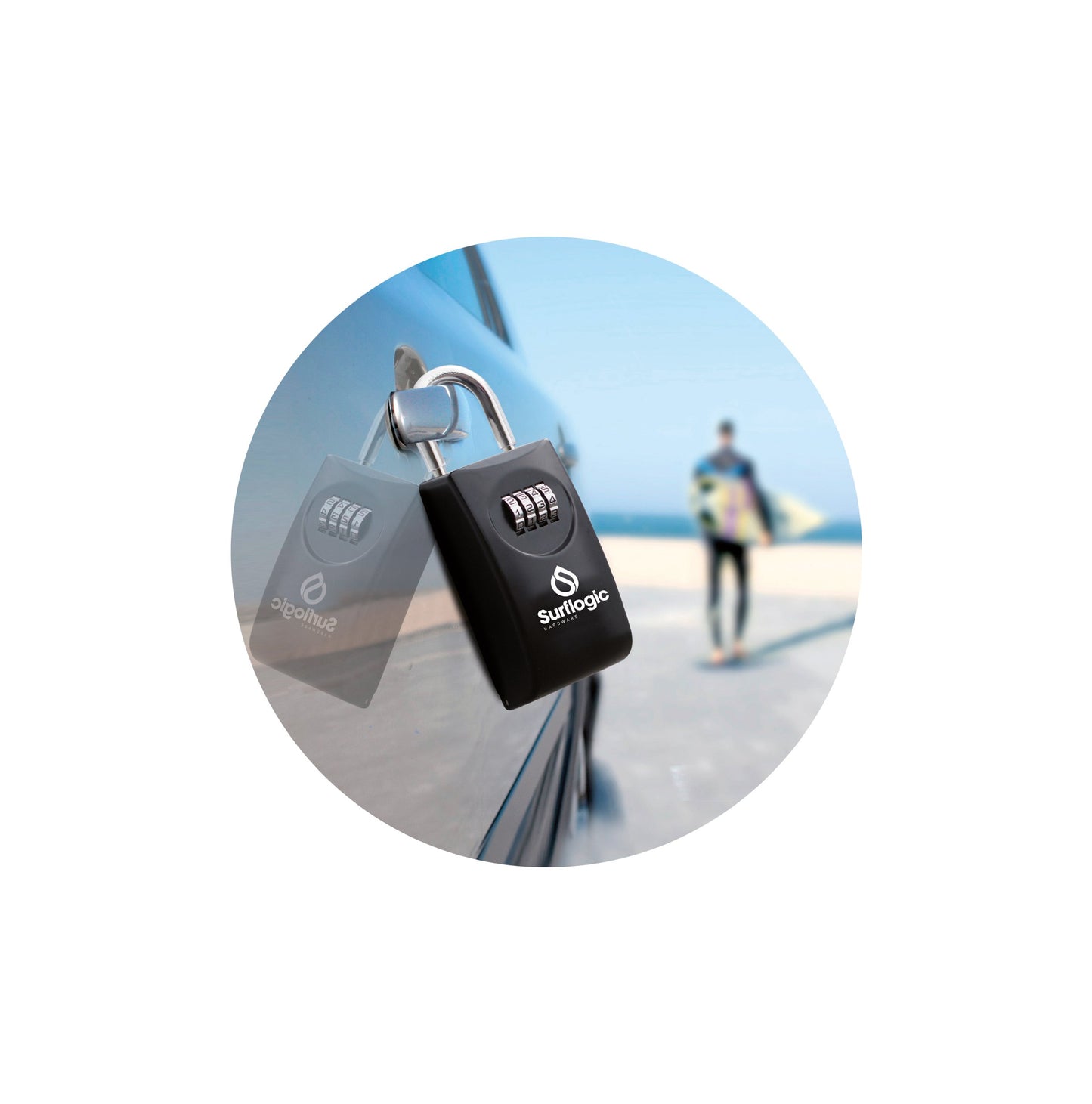 Surf Logic Schlüsselsicherheit Doppelschloss