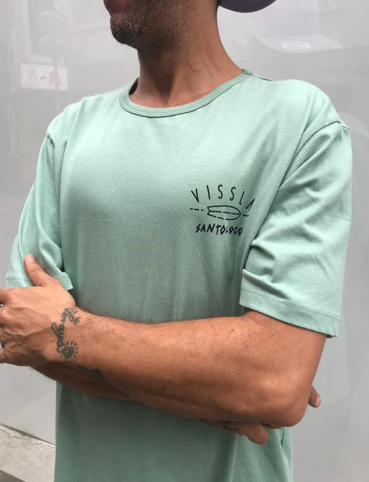 Camiseta SantoLoco x Vissla Destination
