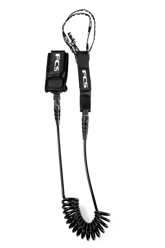 FCS 12' SUP Comp Touring Essential Leash Schwarz
